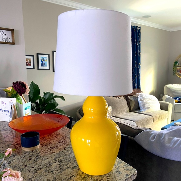 Crate Barrel Bloom table lamp, vintage, no longer available